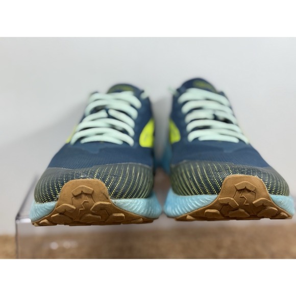 Brooks Catamount Mens Size 11.5 Trail Running Blue/Lime Sneakers - NO INSOLES - main image 7